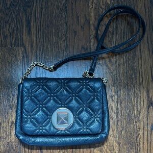 Kate Spade Black Quilted Leather Crossbody Bag